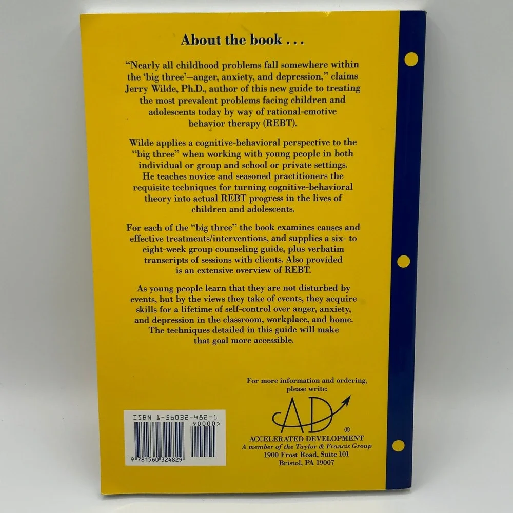 Treating Anger Anxiety Depression Children Adolescents Cognitive Behavioral‎